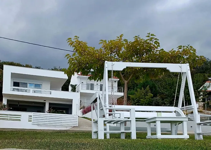 Villa Blue And White